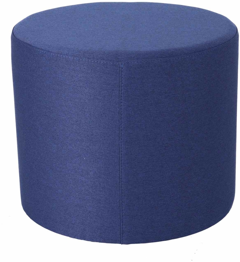 Pouf Rondo, Blau, 50x50x42 cm Bild 1