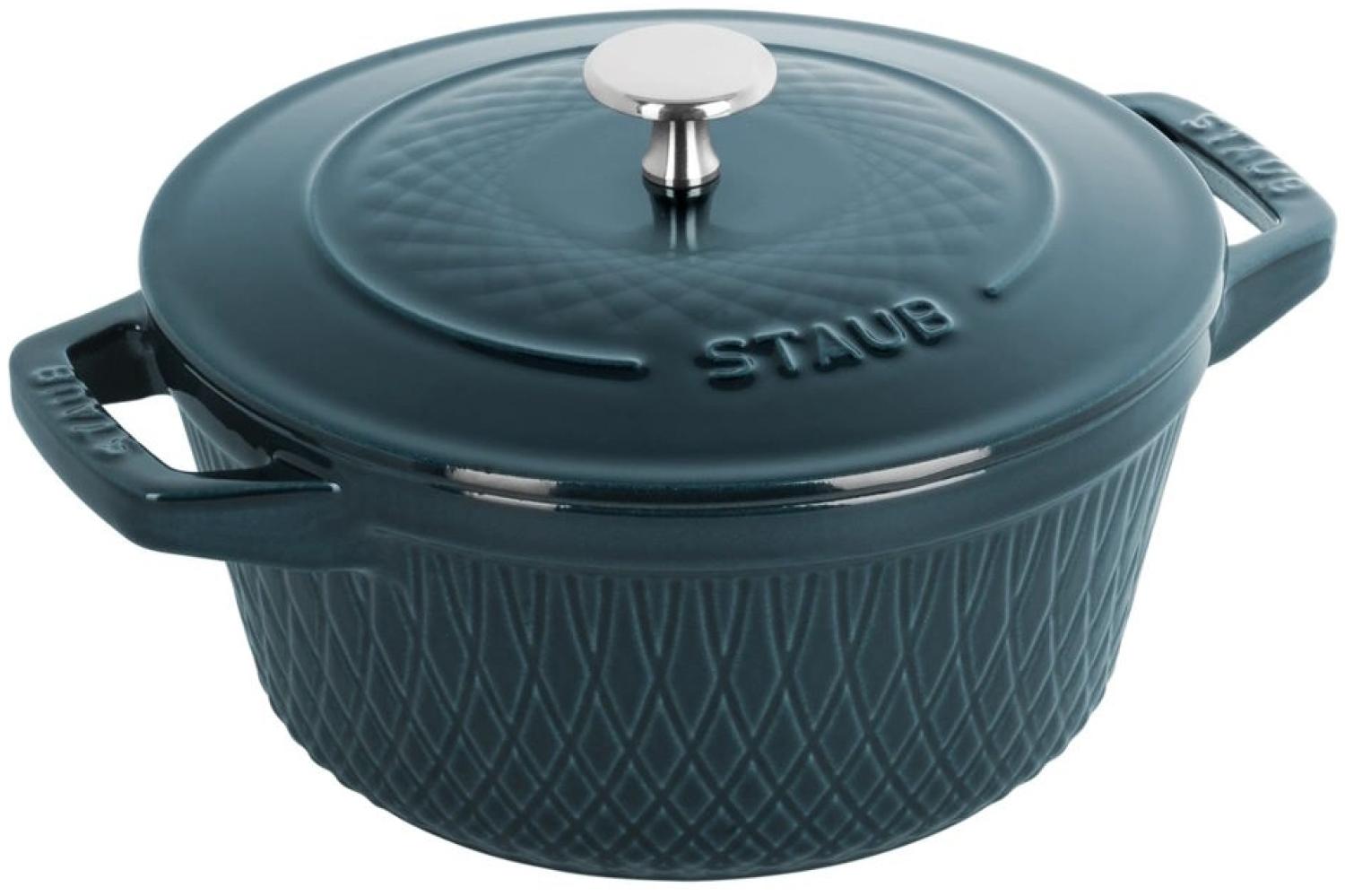Staub La Cocotte Cocotte 20 cm, rund, La-Mer, Gusseisen Bild 1