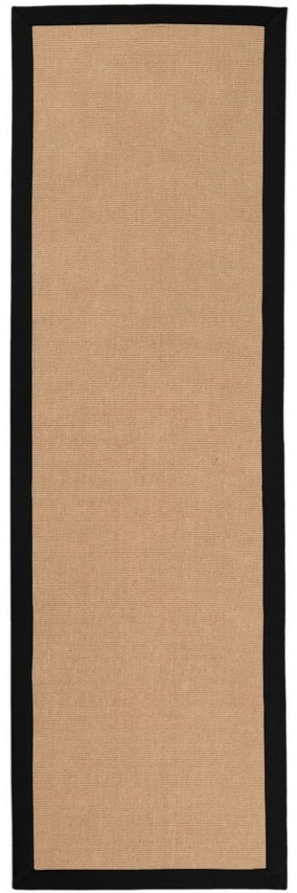 carpetfine Sisalteppich Sisal, auch als Läufer erhältlich, rechteckig, Höhe: 5 mm, mit farbiger Bordüre, Anti Rutsch Rückseite, viele Größen, Wohnzimmer Bild 1