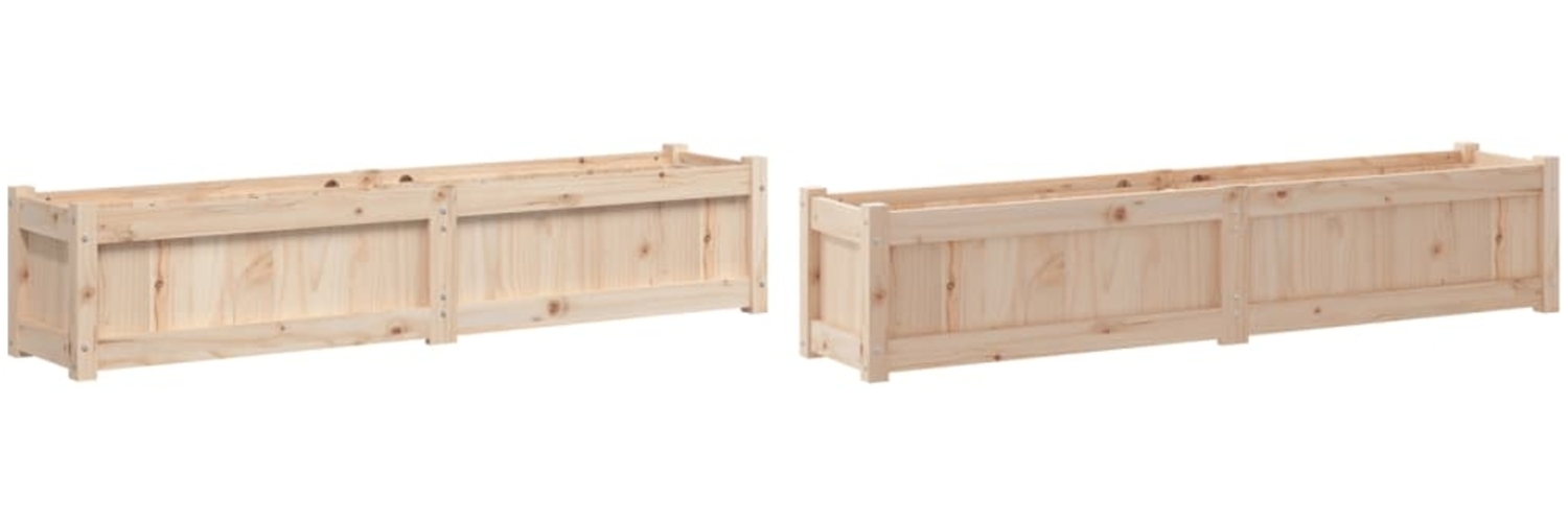 vidaXL Pflanzkübel 2 Stk. Massivholz Kiefer 837475 Bild 1