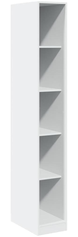 vidaXL Kleiderschrank Weiß 30x50x200 cm Holzwerkstoff 3307702 Bild 1