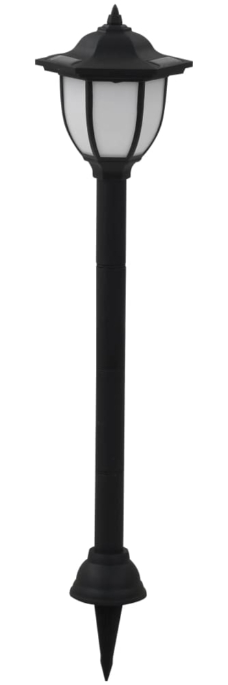 vidaXL Solar-Außenleuchten 6 Stk. LED Schwarz 277138 Bild 1