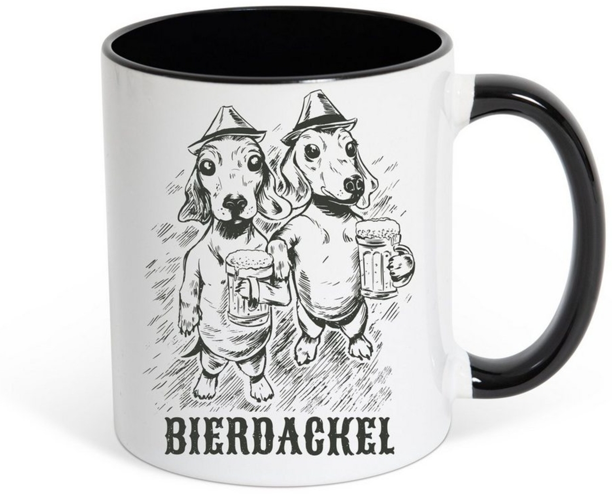 Youth Designz Tasse Bierdackel Kaffeetasse Geschenk, Keramik, mit trendigem Print Bild 1