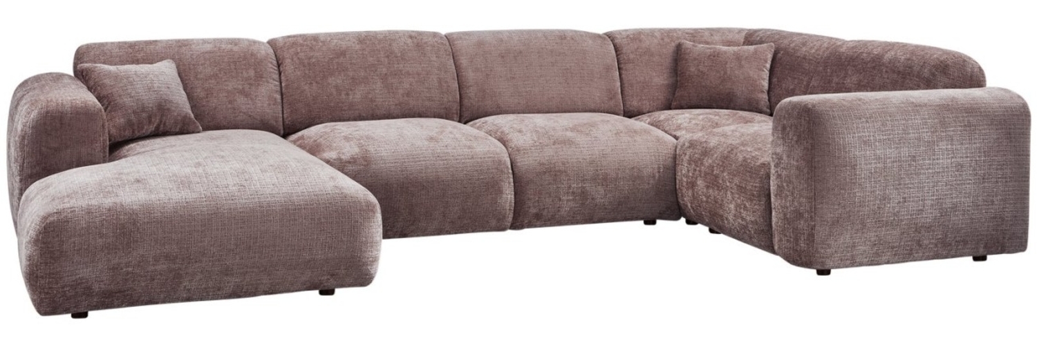 Ecksofa Cloud aus Chenille-Stoff Rechts, Taupe Bild 1