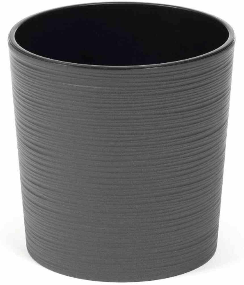 Siena Garden Pflanzgefäße LOCON GROOVE anthrazit groove 25x26 cm Bild 1