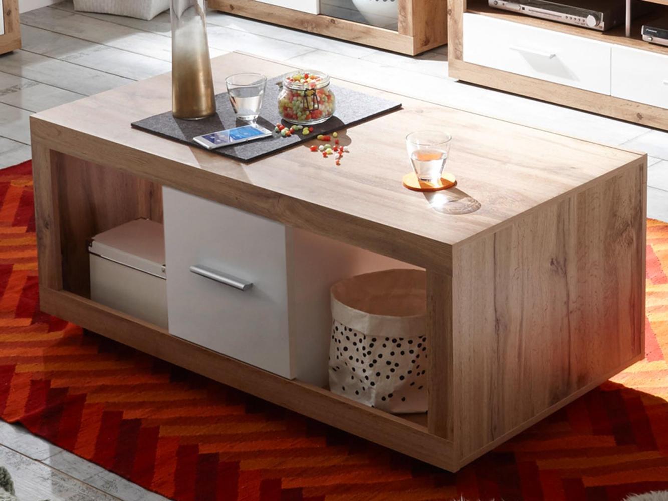 Couchtisch >Ilse< in Wildeiche - 115 x 50 x 60 cm (BxHxT) Bild 1