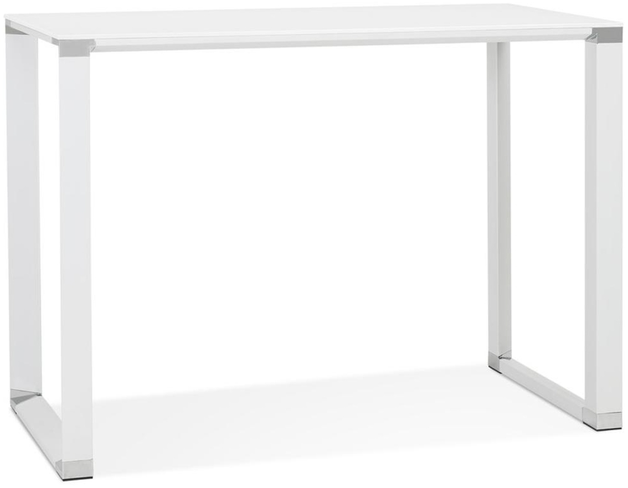 Kadima Design Hoher Schreibtisch Glasplatte | 140x70 cm | Modern Homeoffice 101 cm hoch | Weiß | Arbeitstisch "Kerix" Bild 1