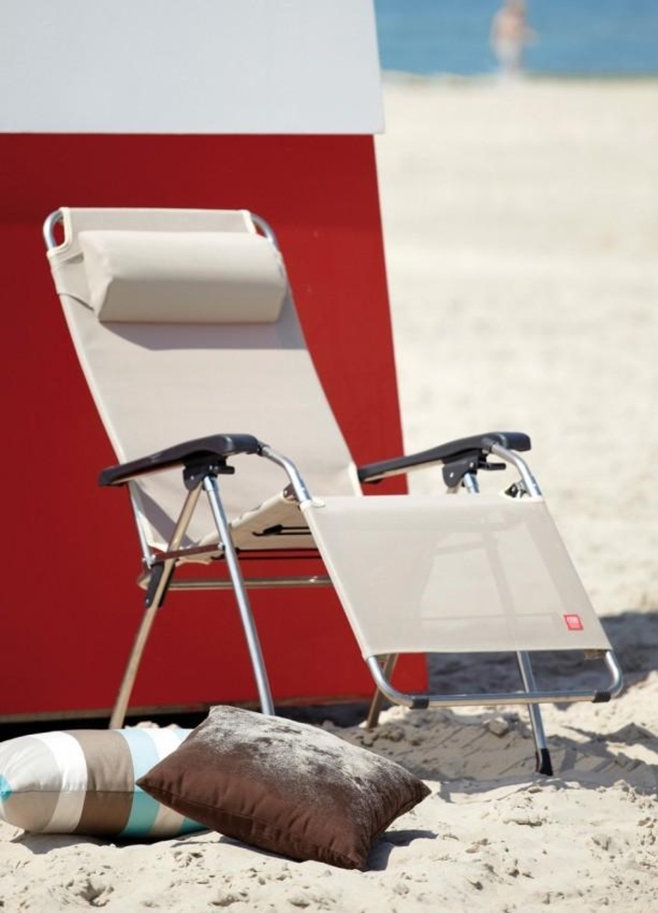 Relaxliege Amida aus Aluminium, Grau Bild 1