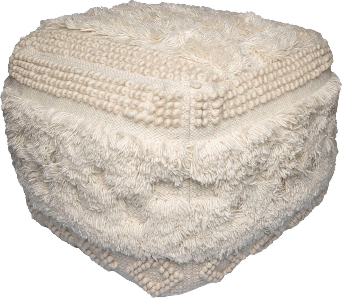 Pouf Bohist 125 Natural 50cm x 50cm Bild 1