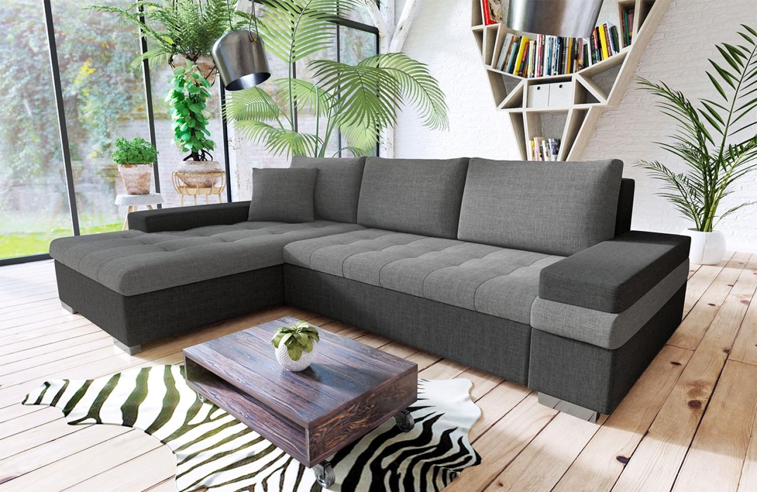 Ecksofa Bangkok Mini, Farbe: Lux 06 + Lux 05 Bild 1