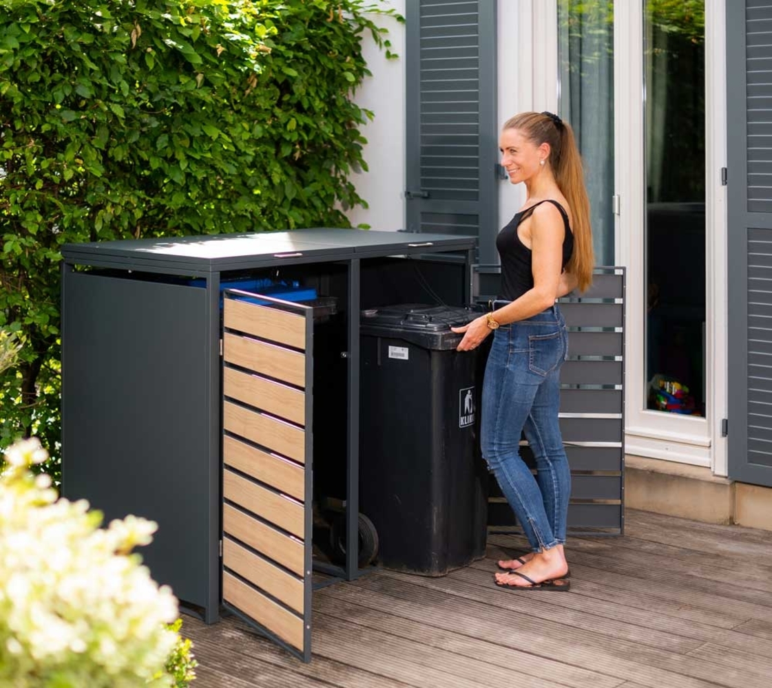 Westmann Metall Mülltonnenbox Lacina | 2x240 L | Bild 1