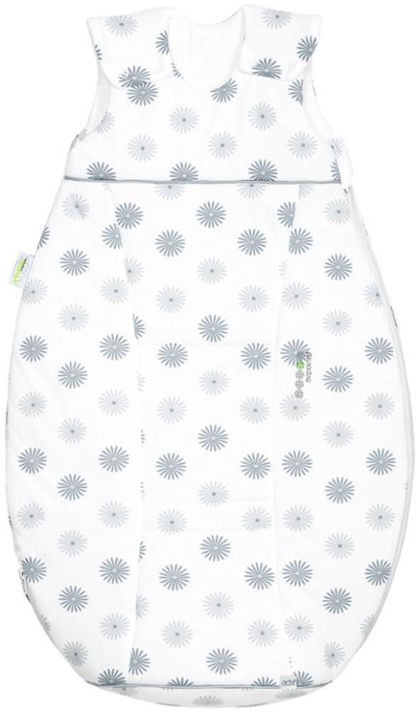 ODENWÄLDER BABYNEST airpoints® Jersey-Schlafsack Flowers Gr. 90 Light Grey 1463-1/2045 Gr. 90 Bild 1