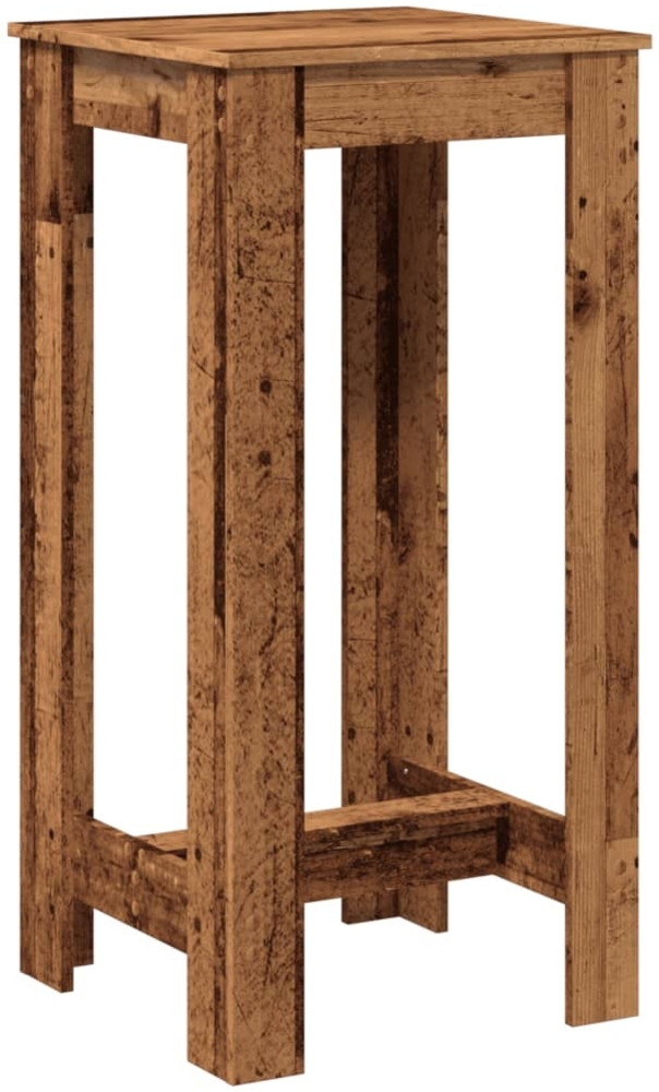 vidaXL Bartisch Altholz-Optik 51x50x103,5 cm Holzwerkstoff 854407 Bild 1