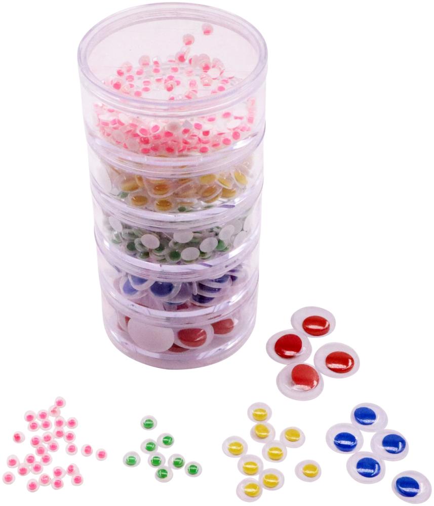 EDUPLAY 370141 Bunte Augen in Stapeldosen 500er Set Bild 1