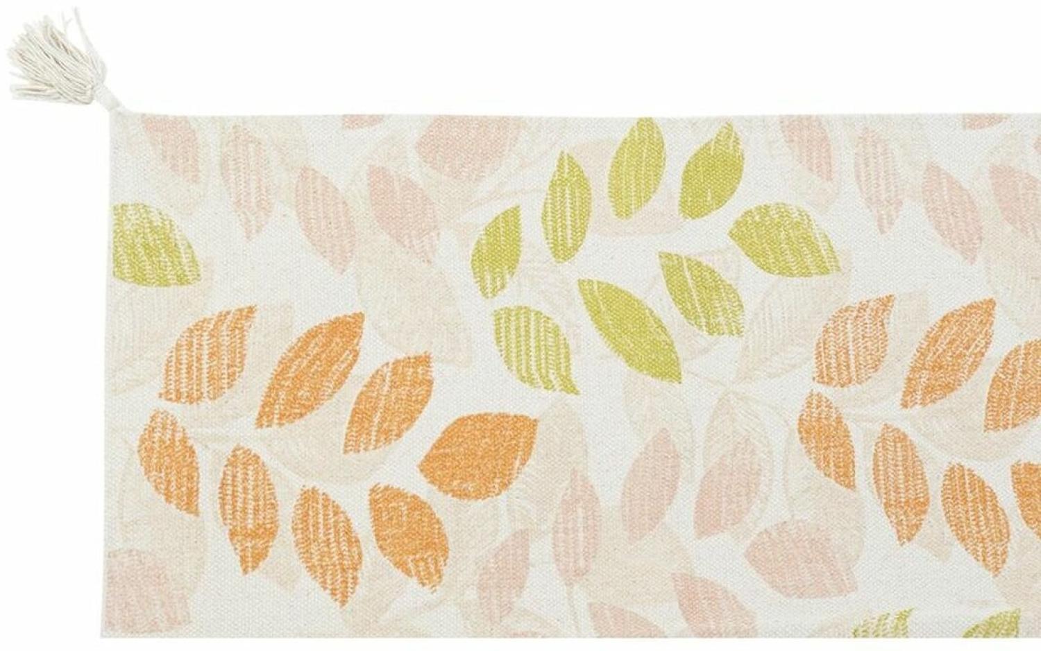 Teppich DKD Home Decor Beige Bunt Pflanzenblatt (160 x 230 x 1 cm) Bild 1