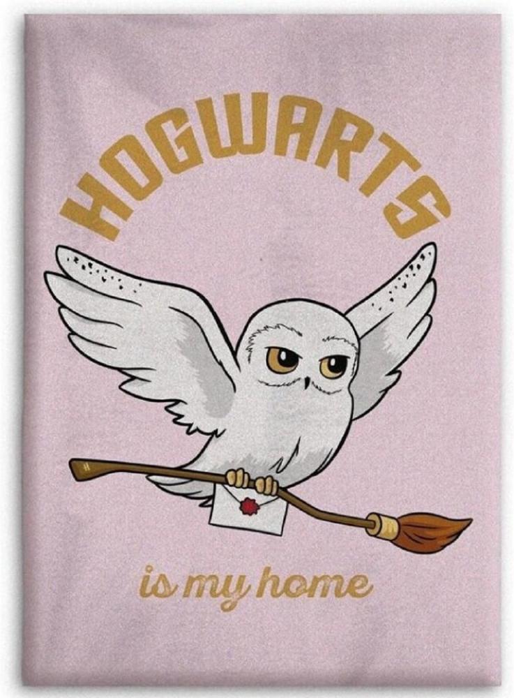 Wohndecke Harry Potter Hedwig Flauschdecke Kuscheldecke 110 x 150 cm, AY!Max Bild 1