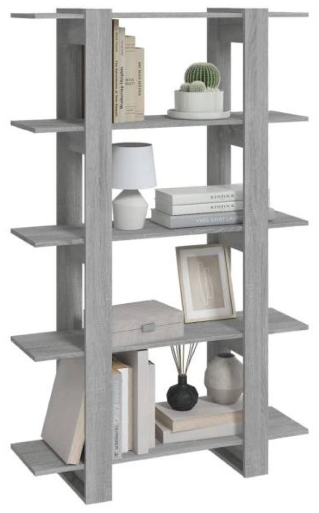 vidaXL Bücherregal/Raumteiler Grau Sonoma 100×30×160 cm 813561 Bild 1