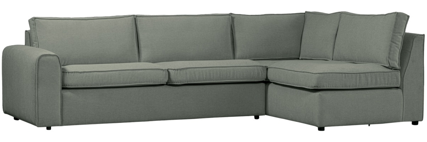 Ecksofa Freek aus Melange-Stoff Rechts, Denim Bild 1