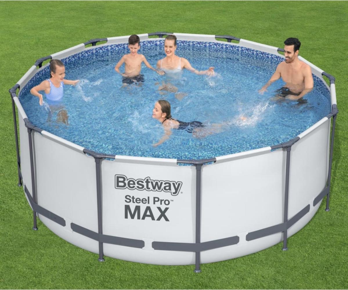 Bestway Steel Pro MAX Swimmingpool-Set Rund 366x122 cm 3202540 Bild 1