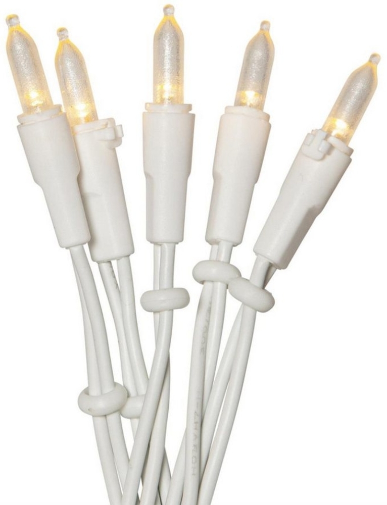 MARELIDA LED-Lichterkette Weihnachtslichterkette Pisello 35 warmweiße LED 5,1m für Innen weiß, 35-flammig Bild 1