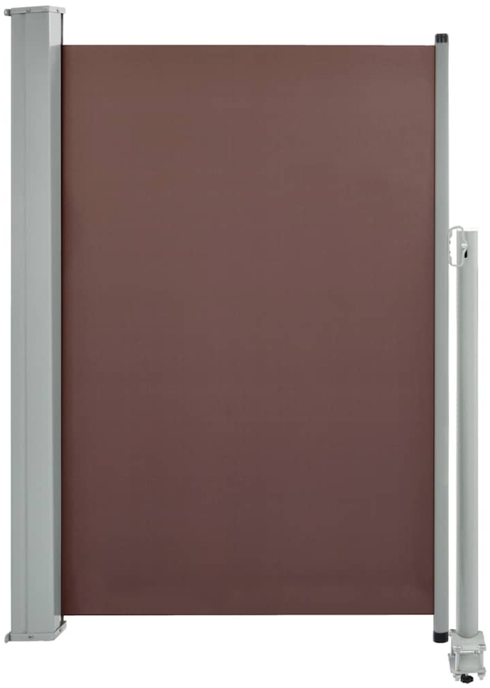 vidaXL Ausziehbare Seitenmarkise 120x300 cm Braun 48343 Bild 1