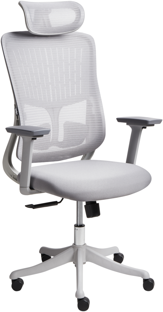 Bürostuhl PARTNER Stoff Grau Bild 1