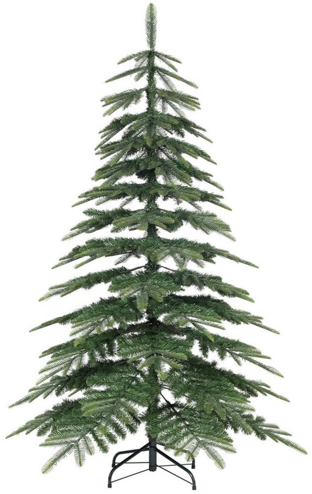 Salcar Künstlicher Weihnachtsbaum Weihnachtsdeko Tanne Künstlicher Christbaum mit biegsamen Zweigen, Tannenbaum, 180 cm mit 343 PE-Zweigen und 374 PVC-Zweigen Bild 1