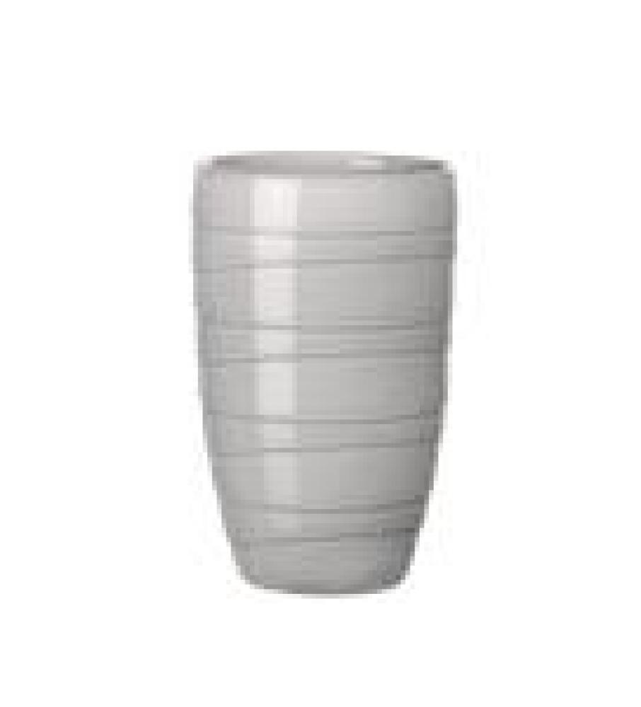 ASA Selection thermo Thermobecher Twisted, Kaffeebecher, Kaffee Becher, Tasse, Porzellan, Grau, 350 ml, 33715024 Bild 1