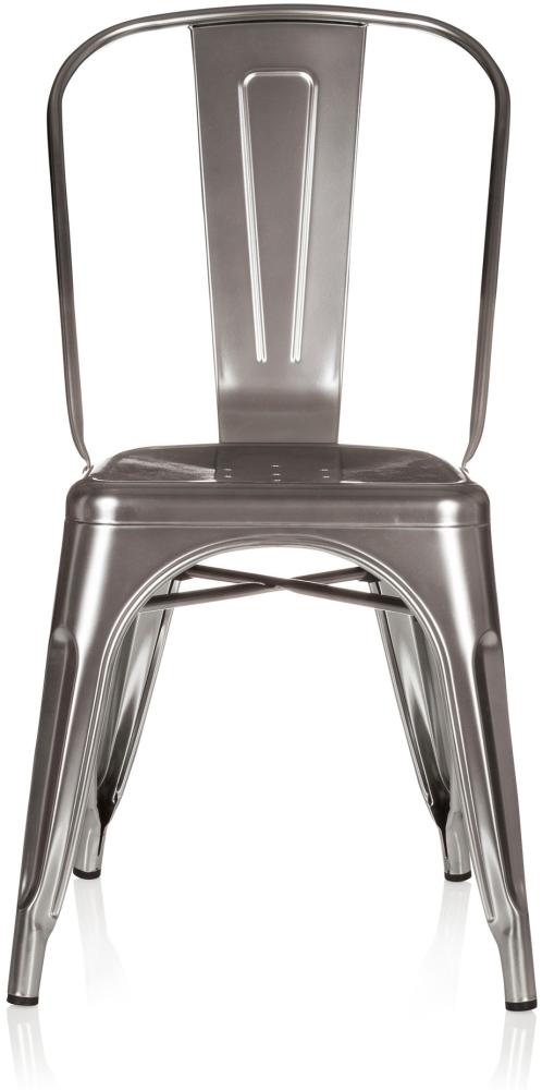 hjh OFFICE Besucherstuhl Konferenzstuhl VANTAGGIO COMFORT Metall, Platin Bild 1