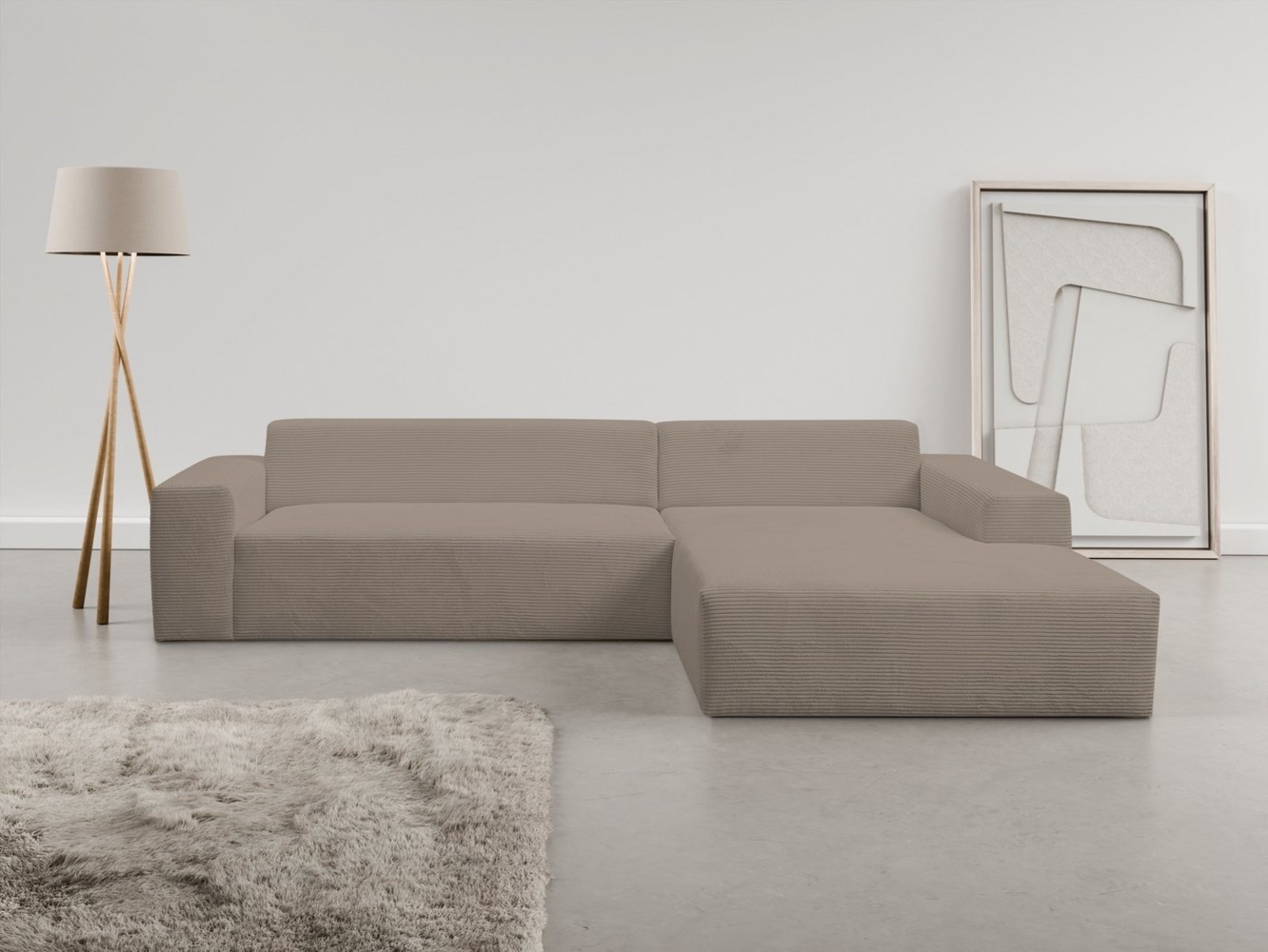 INOSIGN Ecksofa Zeus-XL, Curvy Trend Garnitur mit urbaner Optik Bild 1