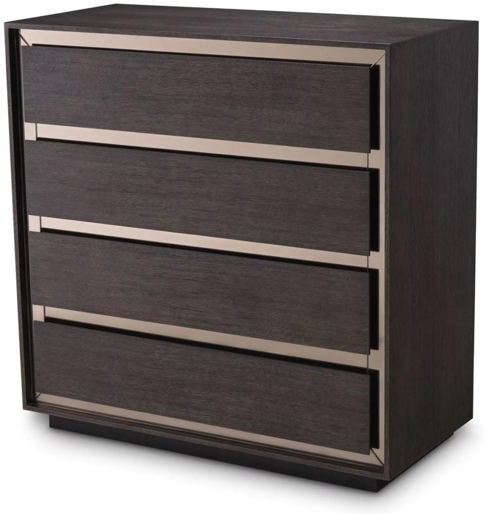 EICHHOLTZ Kommode Cabas Mocha Straight Oak Bild 1