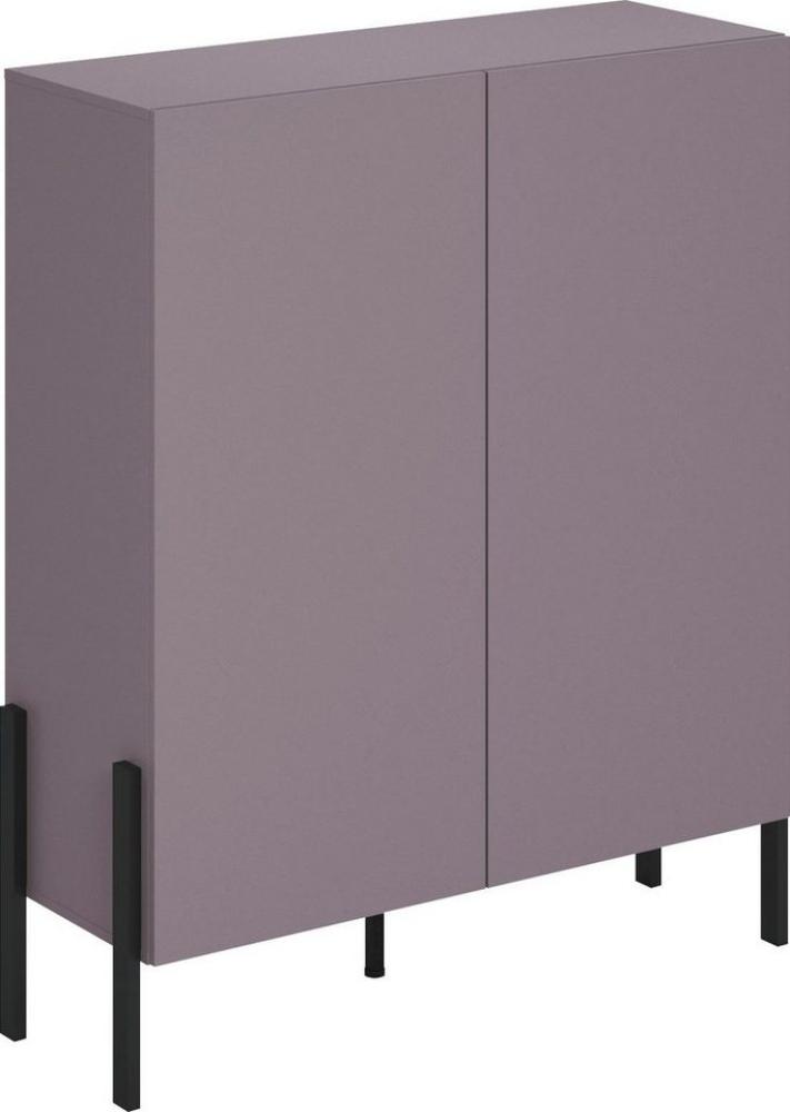 INOSIGN Kommode Jukon, Breite 110 cm, moderne grifflose Hochschrank, 2Türen, Highboard mit viel Stauraum, push-to-open-Funktion Bild 1