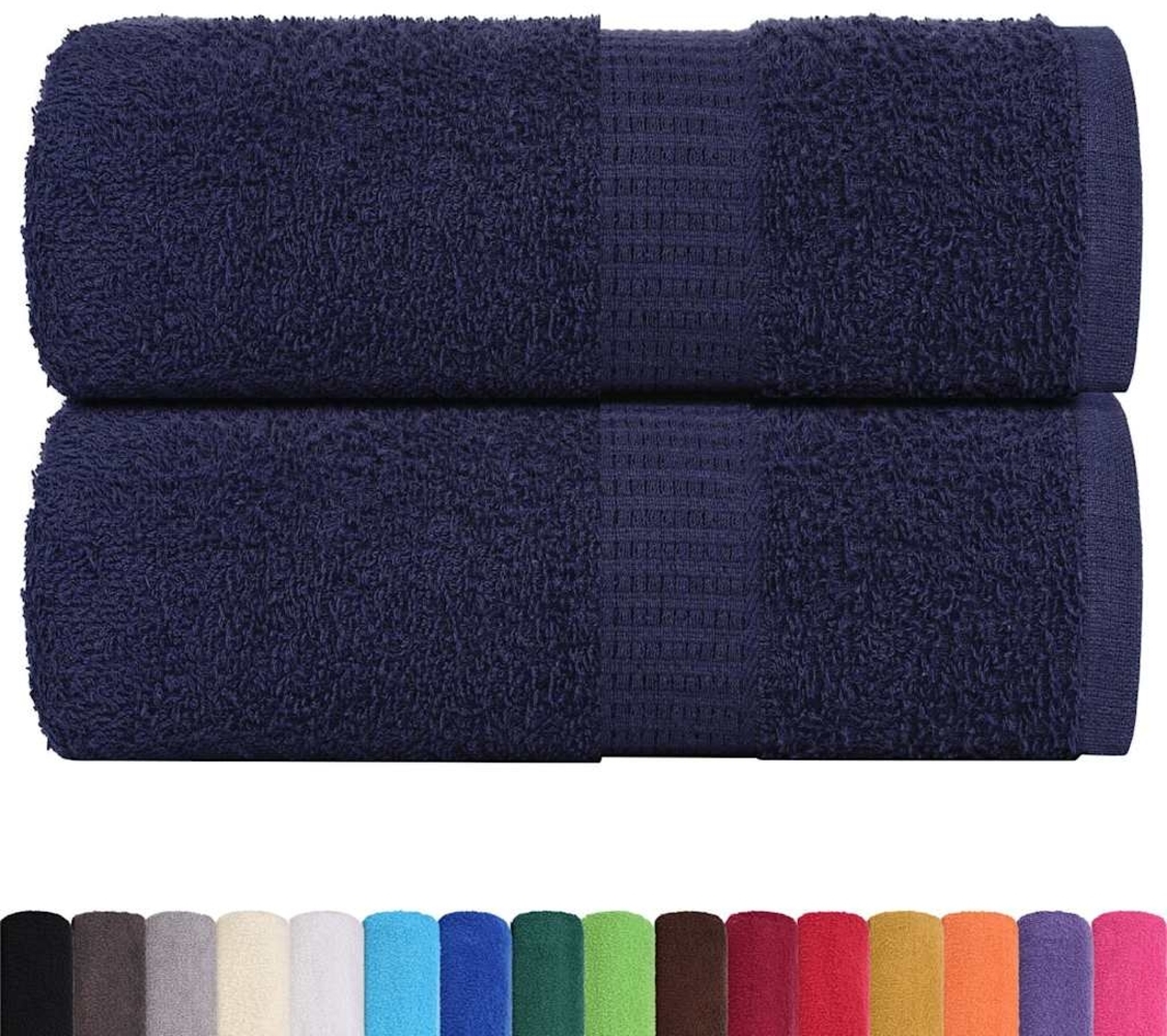 vidaXL Waschhandtücher 2 Stück FROGN Marineblau 30x30 cm 100% Baumwolle 136776 Bild 1