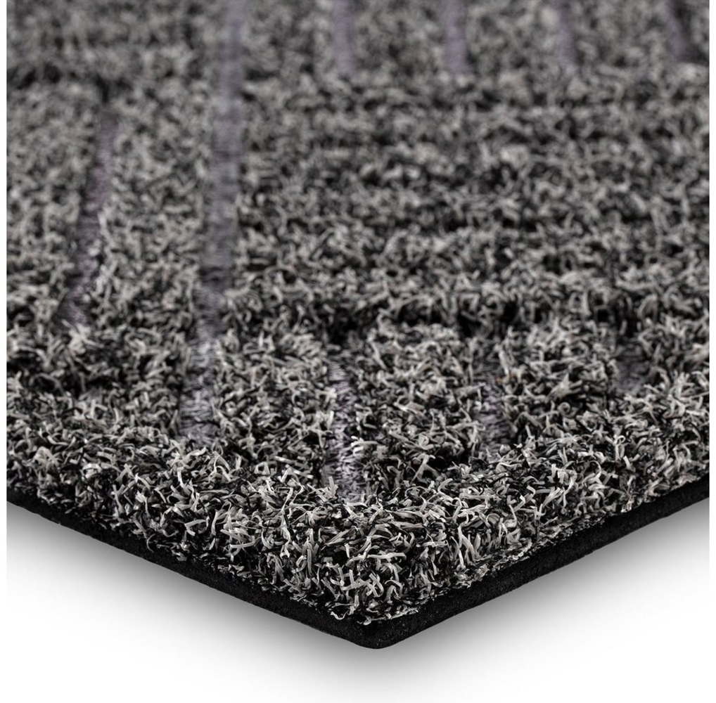 Karat Fußmatte Türmatte Road Anthrazit, Sauberlaufmatte, Schmutzfangmatte, rechteckig, Höhe: 6 mm Bild 1