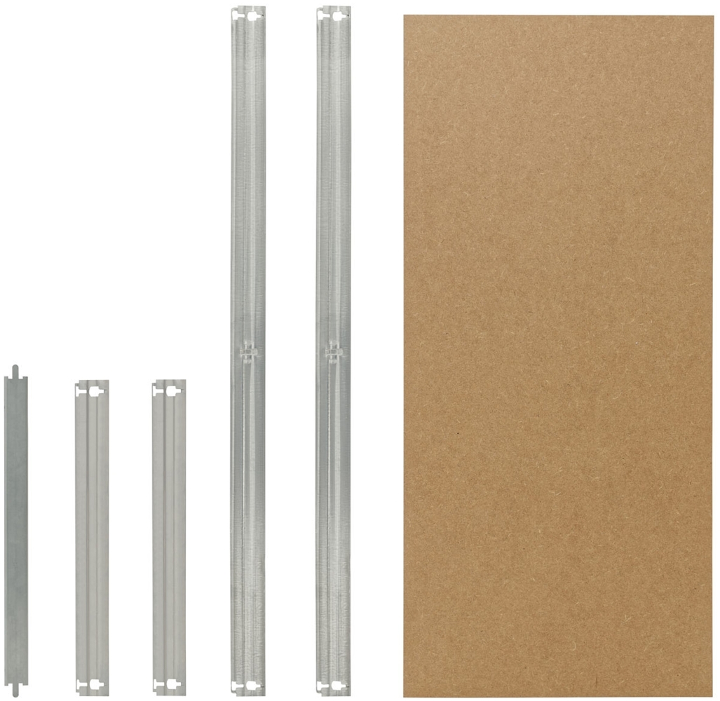 shelfplaza HOME 23x40 cm Fachboden-Set in grau-verzinkt für HOME Schwerlastregale mit 175 kg Traglast pro Boden Bild 1