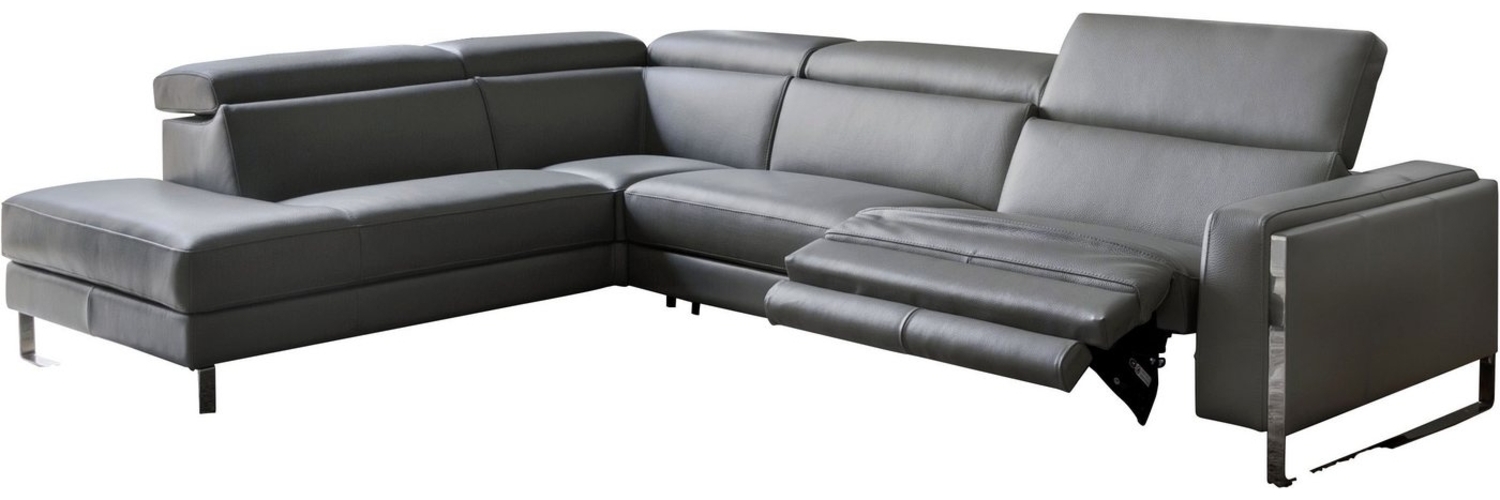 CALIA ITALIA Ecksofa Pier, Design und erstklassiger Sitzkomfort im Einklang, L-Form, mit elektrischer Relaxfunktion, in hochwertigem Lederbezug Bild 1