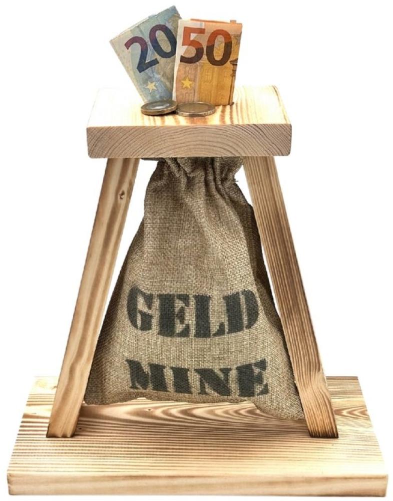 Eiserne Reserve® Geschenkbox Eiserne Reserve Geld-Mine Spardose Geschenk - lustiges Geldgeschenk ha Bild 1