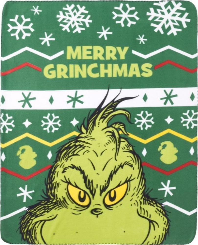 Wohndecke The Grinch Fleecedecke Merry Grinchmas Kuscheldecke 130 x 170 cm, United Labels® Bild 1