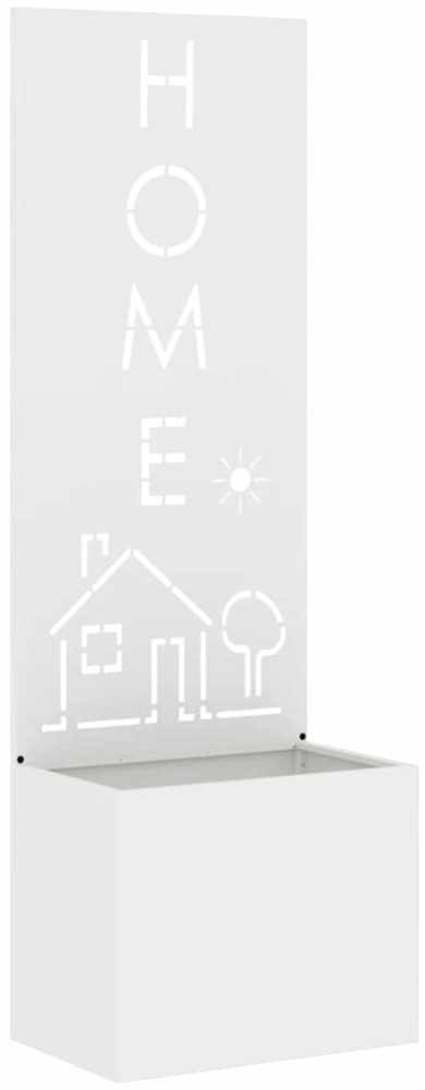 vidaXL Garten Sichtschutz-Leinwand Weiß 50 x 140 cm 876491 Bild 1