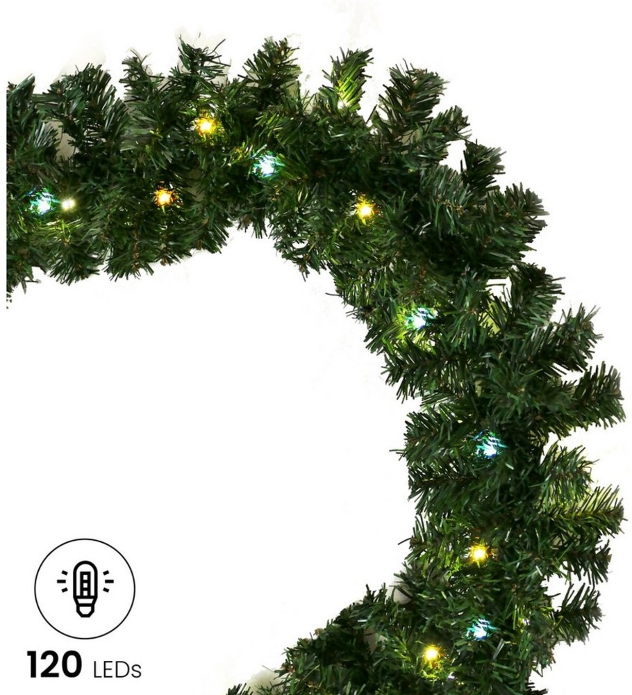 Gartenpirat LED-Girlande Künstliche Tannengirlande Türgirlande LED Weihnachtsgirlande Girlande, Energieeffizient Bild 1