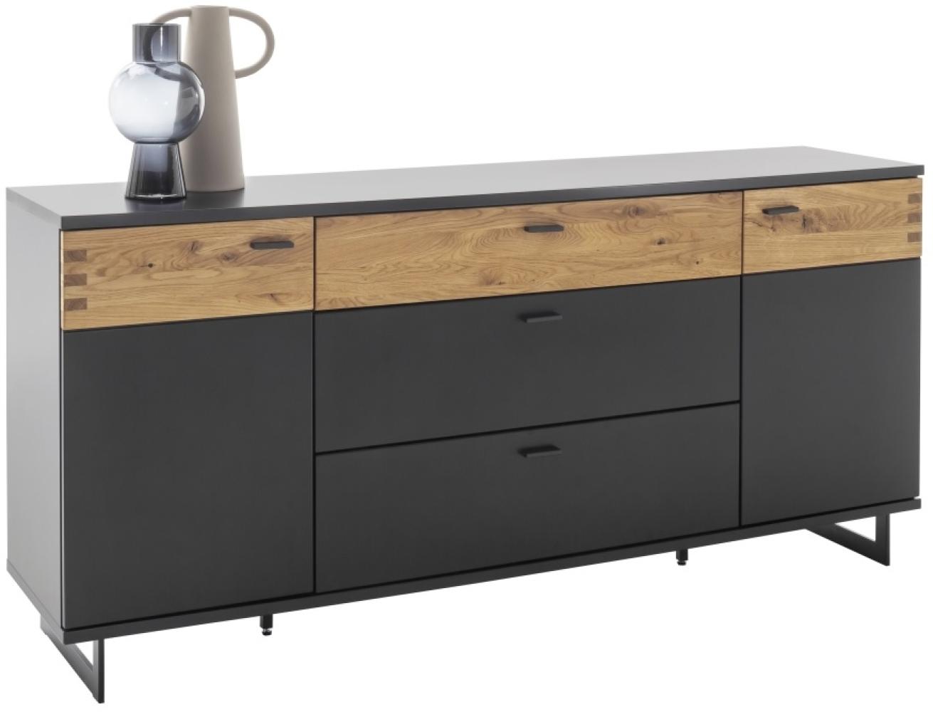 Sideboard 180 cm anthrazit + Wildeiche TL3100 Bild 1