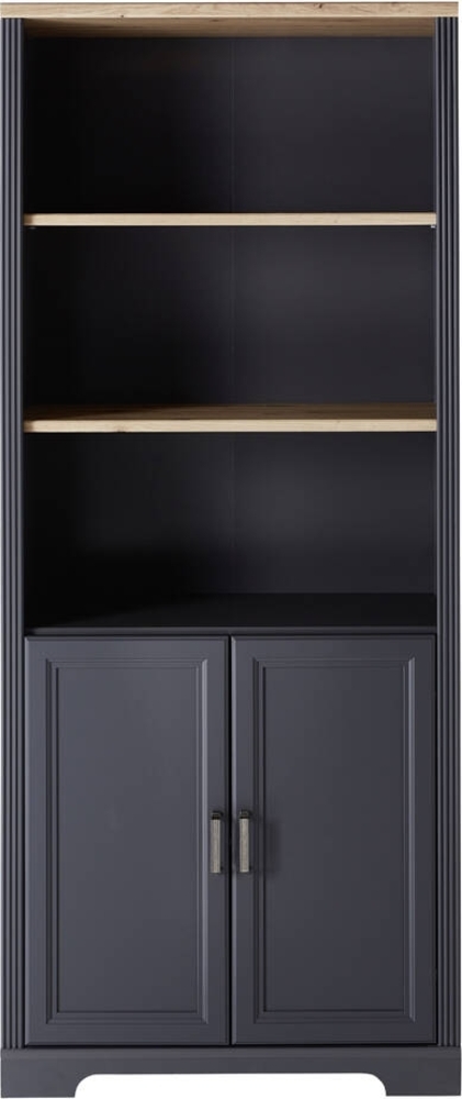 Mehrzweckschrank Set Arbeitszimmer JÜLICH-36 in Graphit mit Artisan Eiche Nb. Bild 1