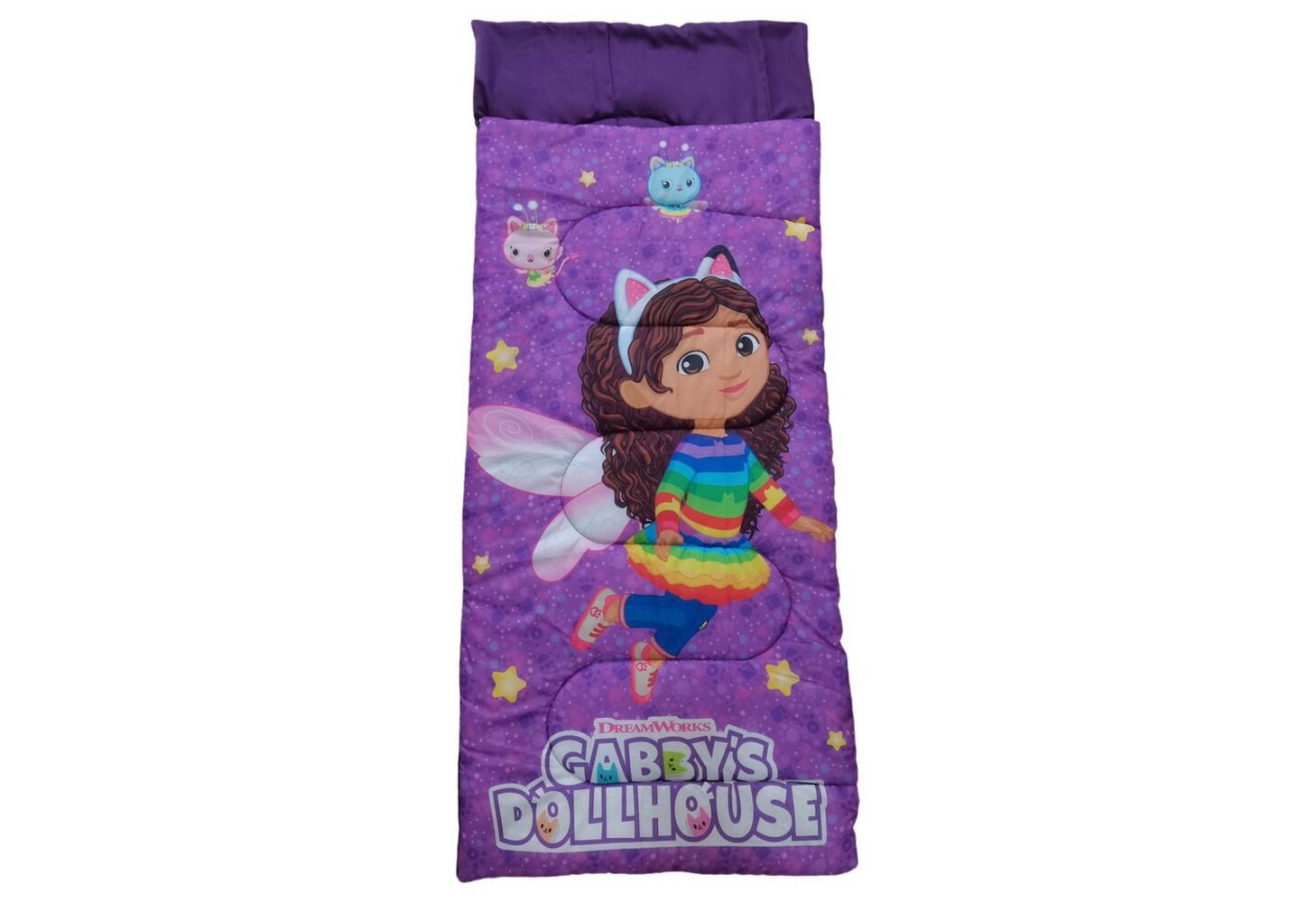 Gabby's Dollhouse Schlafsack Kuschelige Schlafrolle 70 x 165 cm für Camping und Zuhause Bild 1