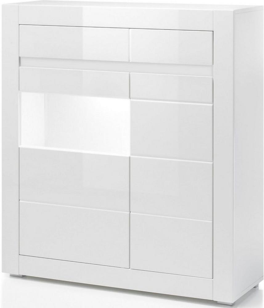 INOSIGN Vitrine Carat Höhe 112 cm, Leisten angeliefert, 1 x grau, 1 x weiss Bild 1