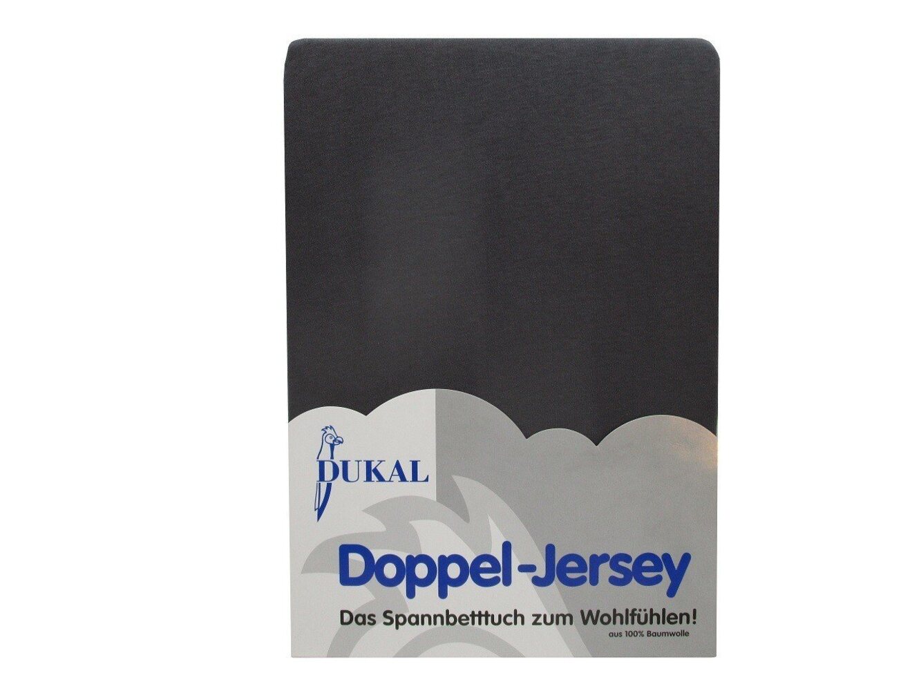 DUKAL Spannbettlaken aus hochwertigem DOPPEL-Jersey, 100% Baumwolle, Doppel-Jersey, Gummizug: rundum, (1 Stück), 80x200 cm, mit Spannumrandung, Made in Germany Bild 1