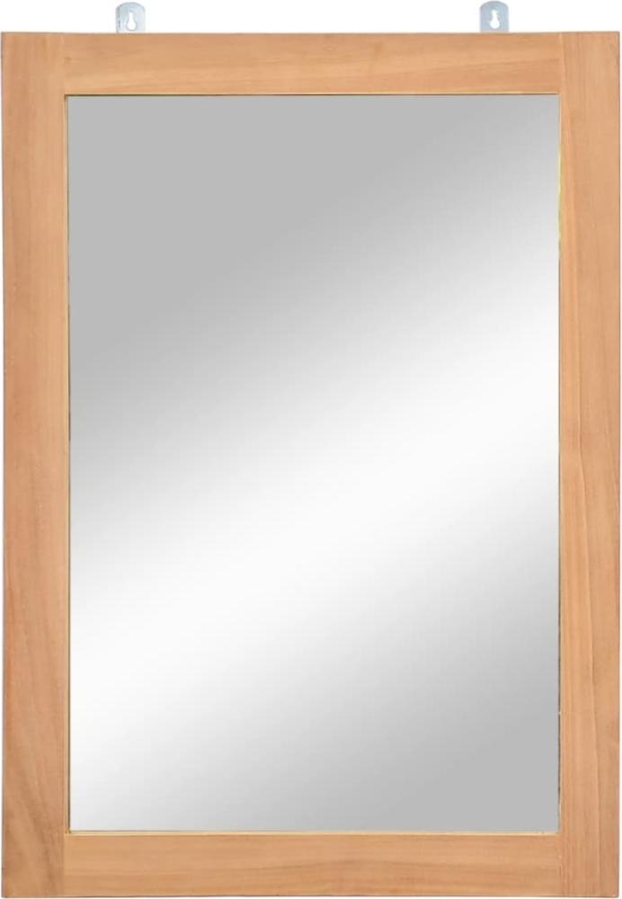 Wandspiegel Teak Massiv 50x70 cm Bild 1
