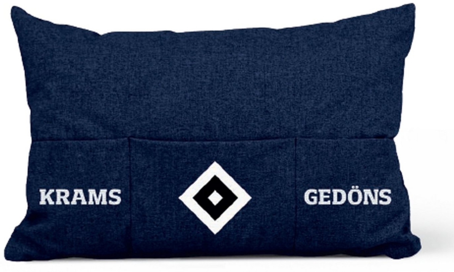 HSV Dekokissen Krams & Gedöns, Baumwolle, mit Füllung Bild 1