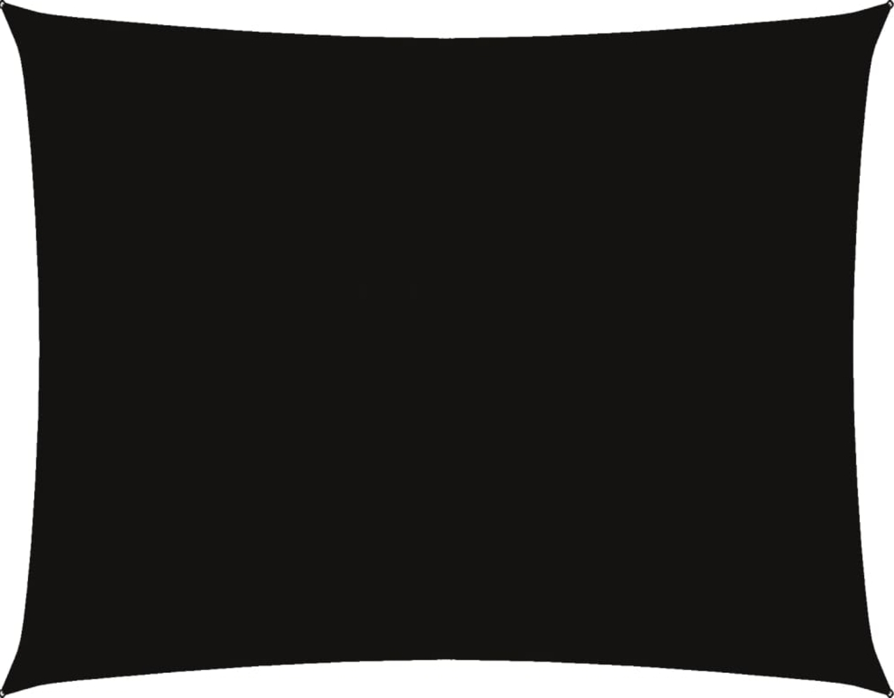 vidaXL Sonnensegel Oxford-Gewebe Rechteckig 3,5x4,5 m Schwarz 135764 Bild 1