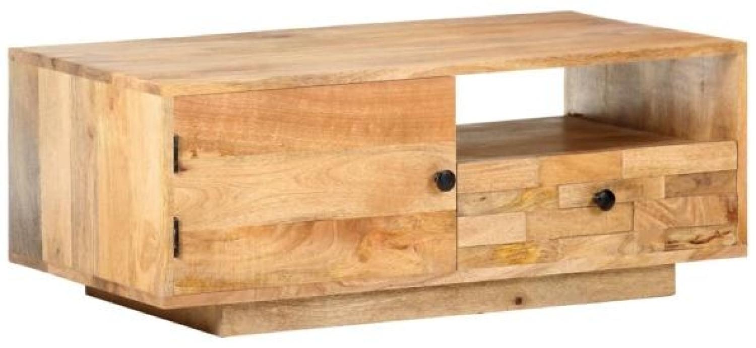 vidaXL Couchtisch 90 x 50 x 35 cm Mango Massivholz [320467] Bild 1