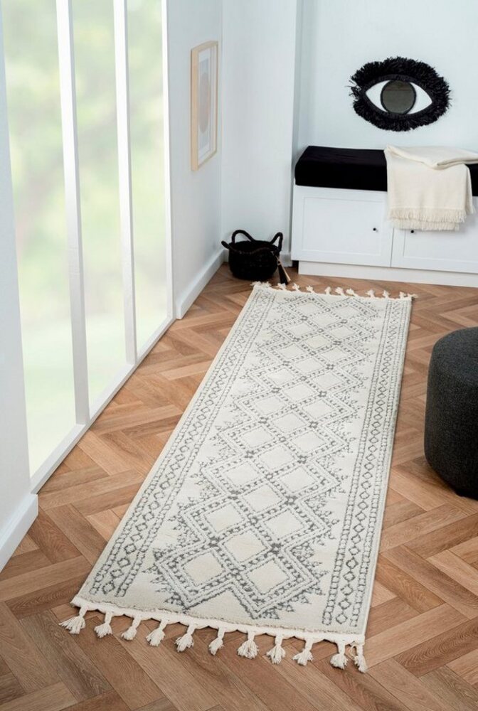 Myflair Möbel & Accessoires Hochflor-Läufer Moroccan Tradition, rechteckig, Höhe: 24 mm, modern, marokkanisches Design, flauschig weich durch Hochflor Bild 1